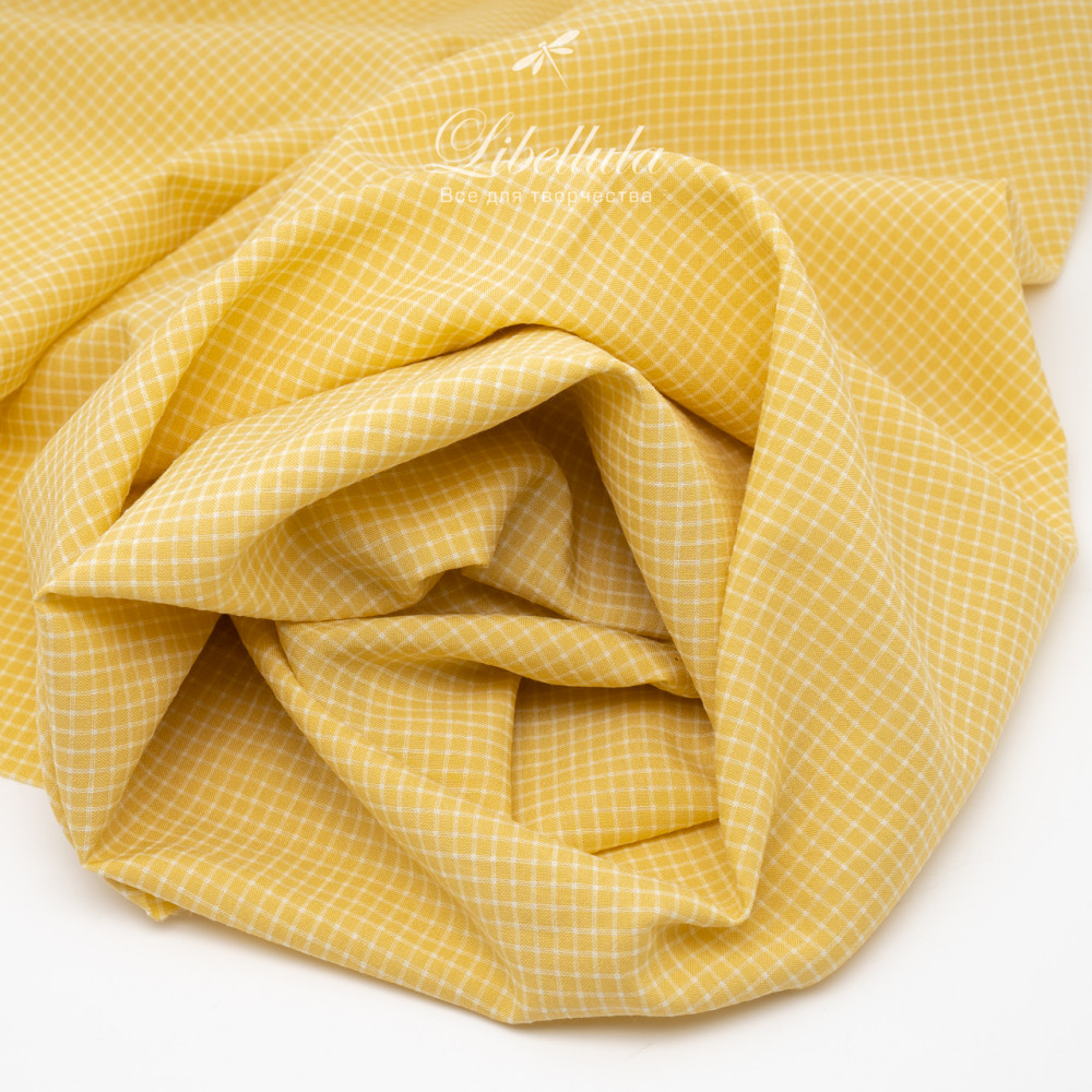 ткань в мелкую клетку